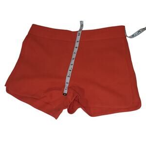 J. Crew Women's Size 8 Orange Pink High-Rise Short Shorts 100% Polyester